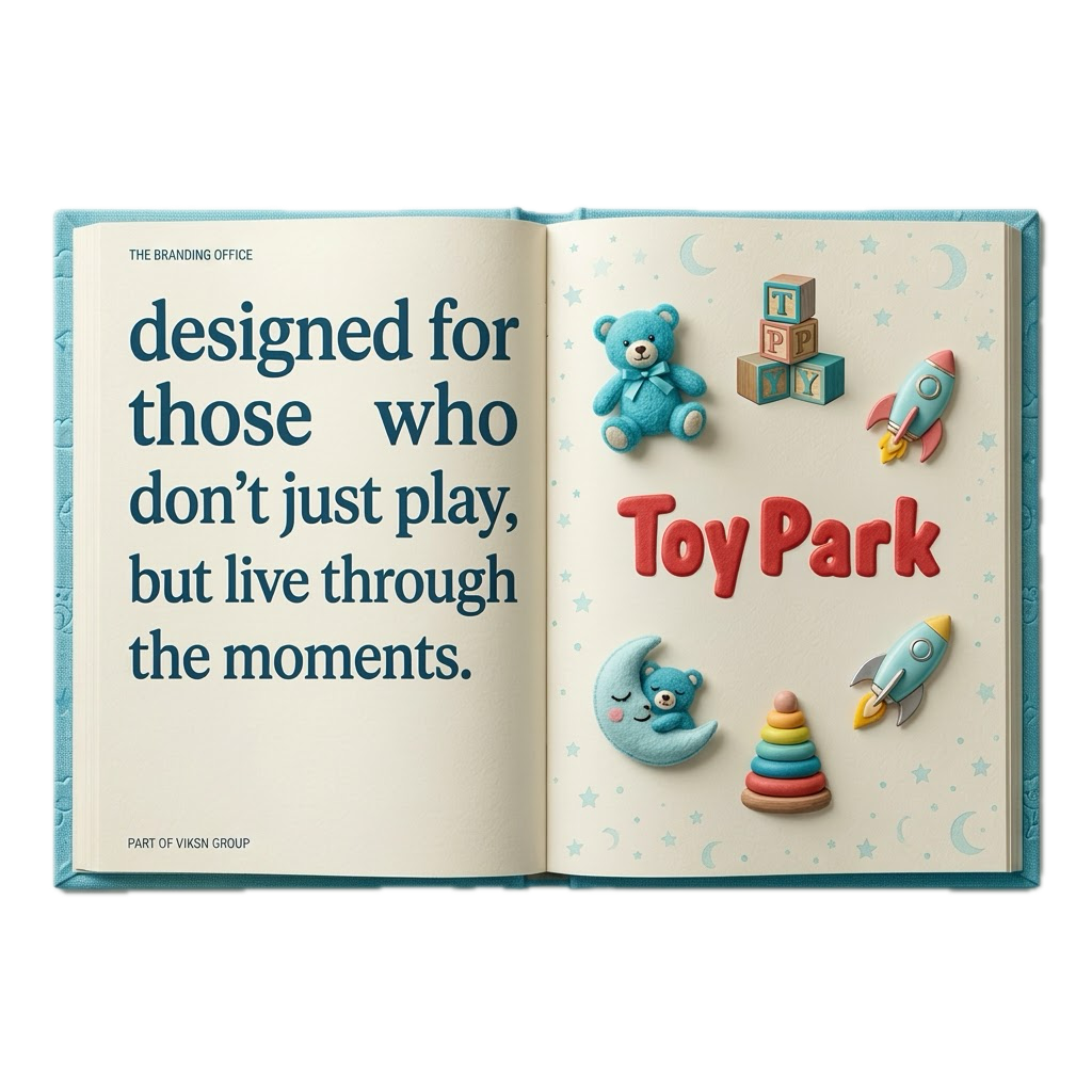 Toy Park Open Book Story